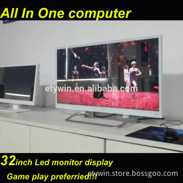 32 inch ,all in one pc, gaming computer, w/o computer part all in one barebone pc integrated pc with monitor